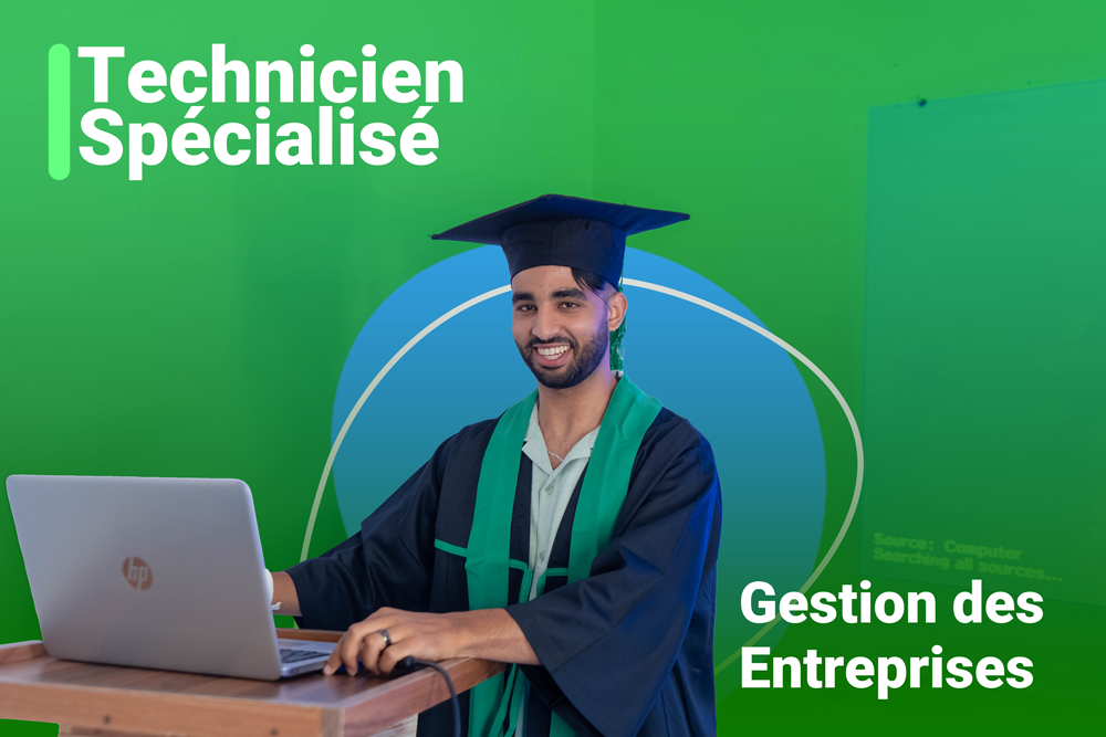 etudiant diplomé en technicien specialise gestion des entreprises à casablanca